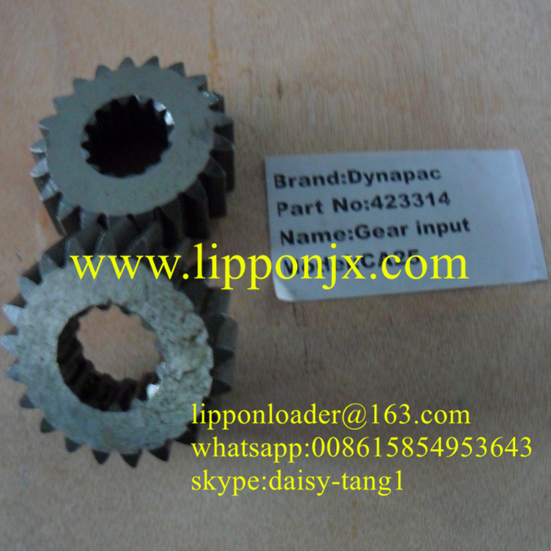 423314 input gear sun gear used in toruqe hub for dynapac ca25 ca30 road roller