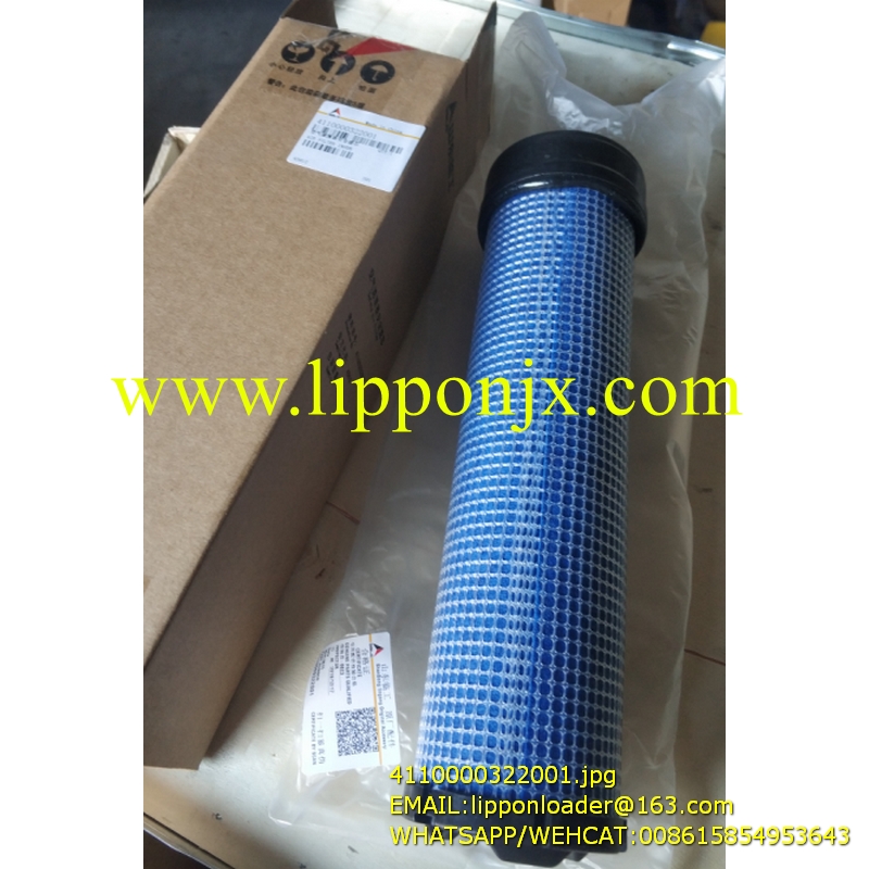 4110000322002  411000032200 air filter 4120002103001 hydraulic priority filter SDLG excavator  E635F E660 Part