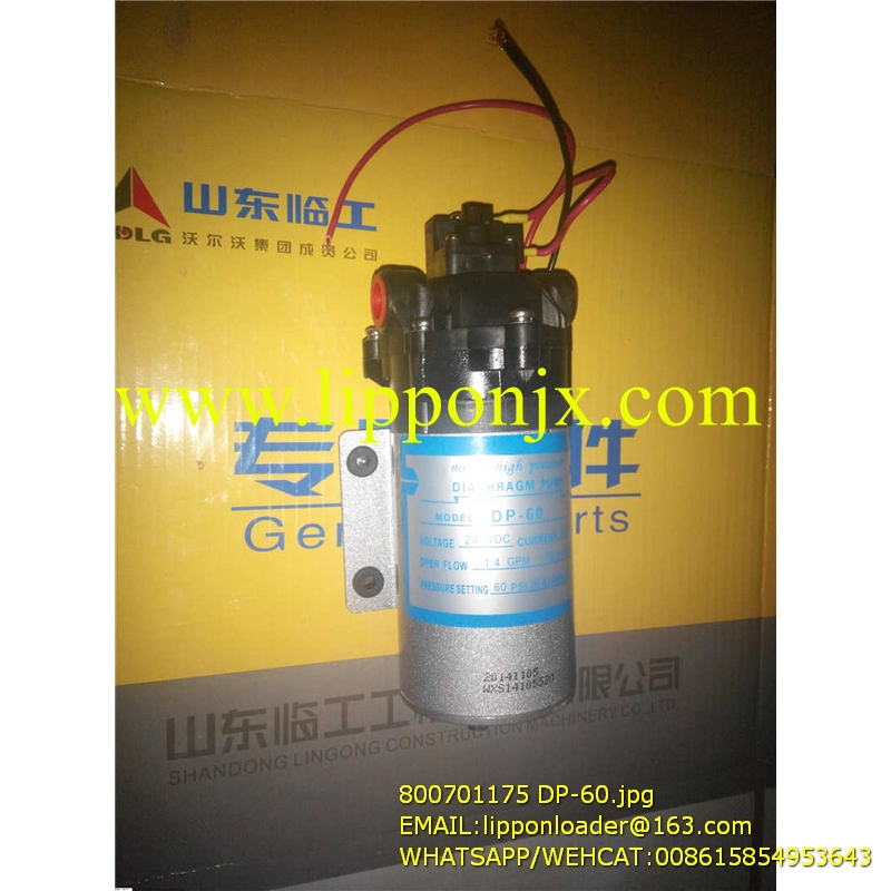 800701175 WATER PUMP DP-60 USED IN XCMG XGMA ROAD ROLLER