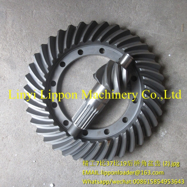 XCMG LW300FN  wheel loader parts Pinion and gear  crown and pinion 7*39 teeth