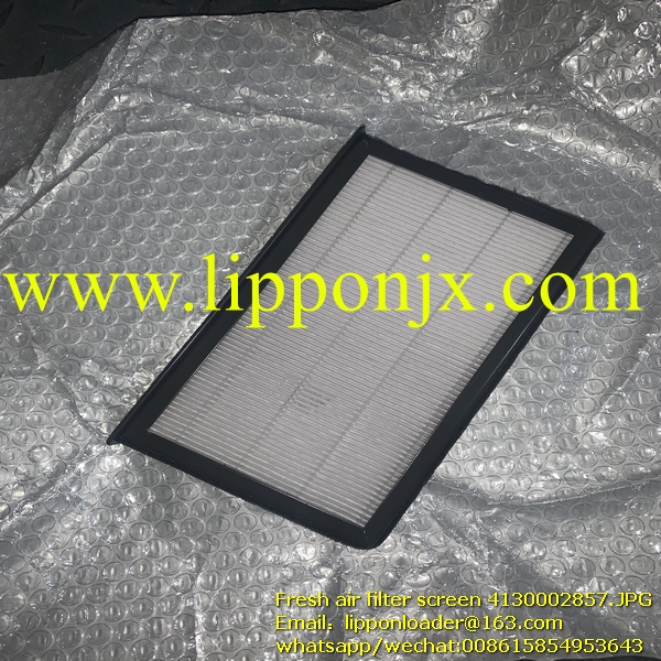 Fresh air filter screen 4130002856 4130002857 Air Conditioning Filter Sdlg B877F Excavator part