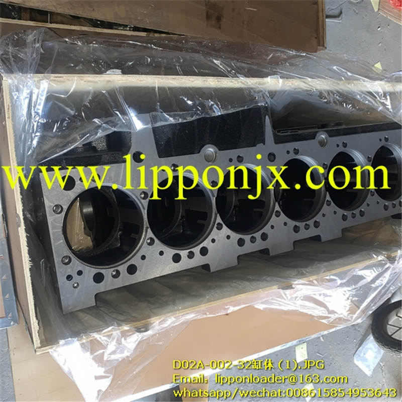 PS14161 Cylinder Block D02A-002-32 shangchai SC9D220 engine part used in XGMA XG955 Loader