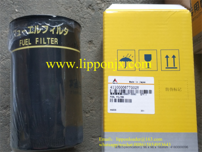 Diesel fuel filter 129907-55801 4110000677002 800150923 Yanmar engine for  Excavator part